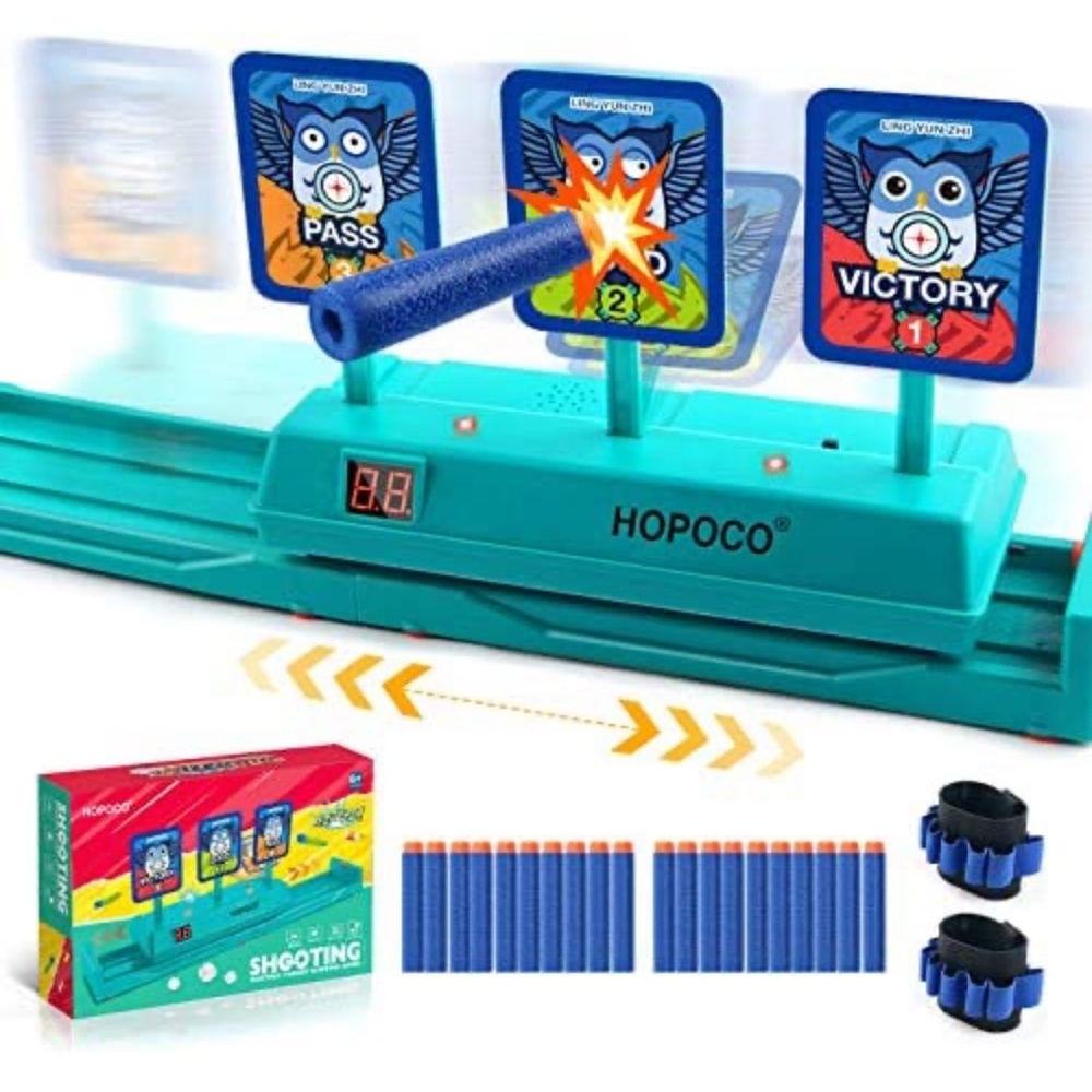 Shooting Targets for Nerf Guns - Electric Scoring Auto Reset Digital Targets